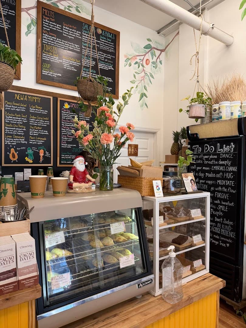 Cozy interior of Under the Mango Tree in Miami Beach