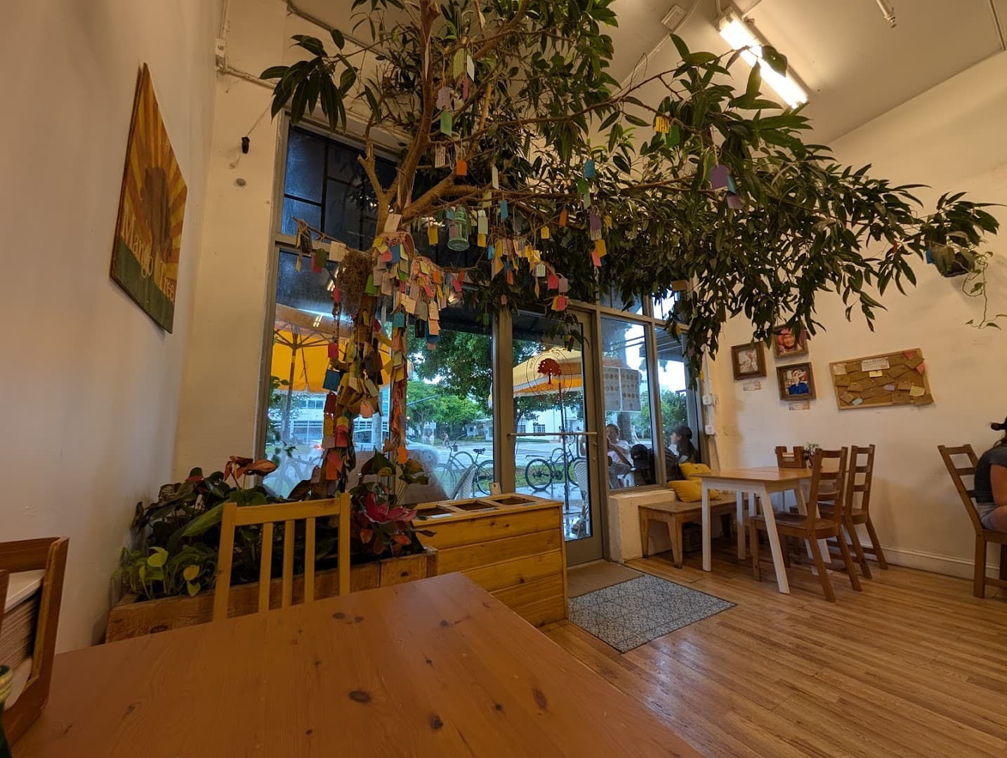 Interior view of Under the Mango Tree restaurant in Miami Beach