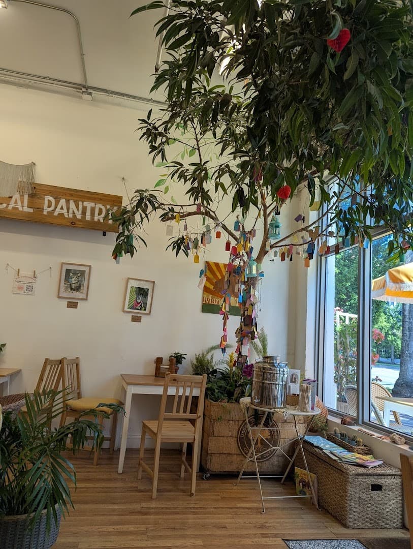 Interior view of Under the Mango Tree restaurant in Miami Beach