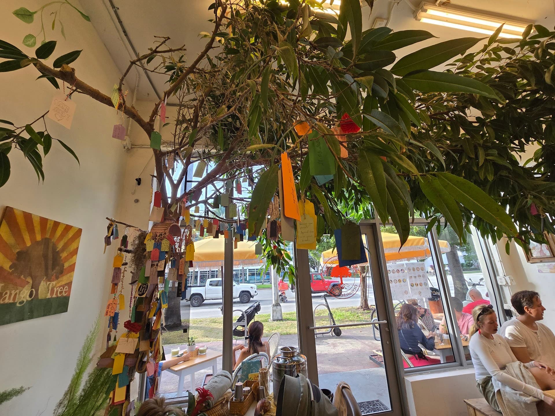 Interior view of Under the Mango Tree in Miami Beach