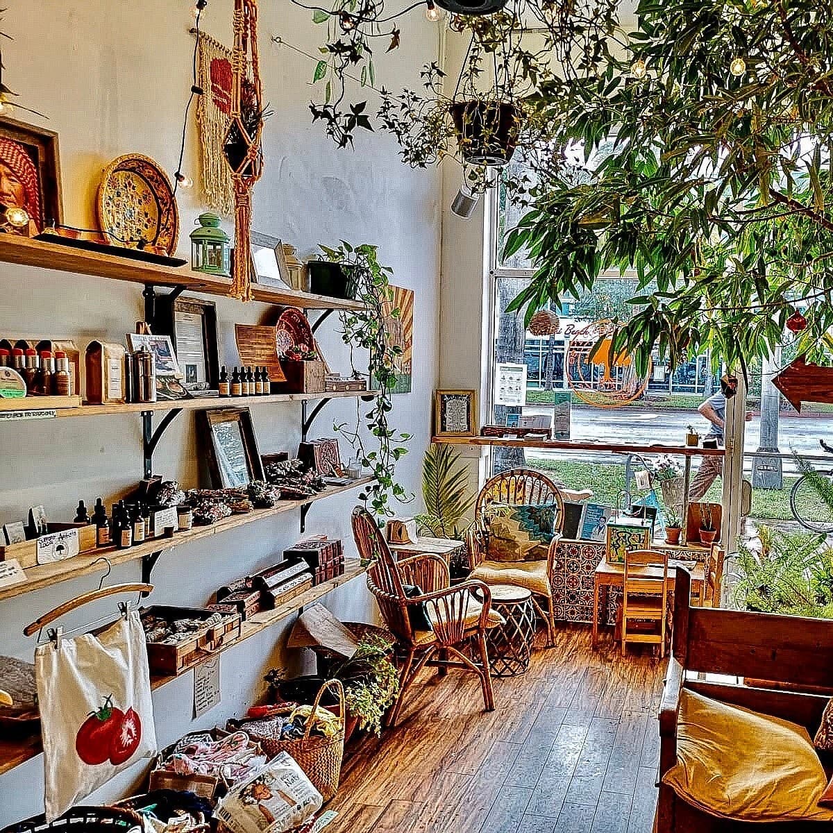 Cozy interior at Under the Mango Tree in Miami Beach