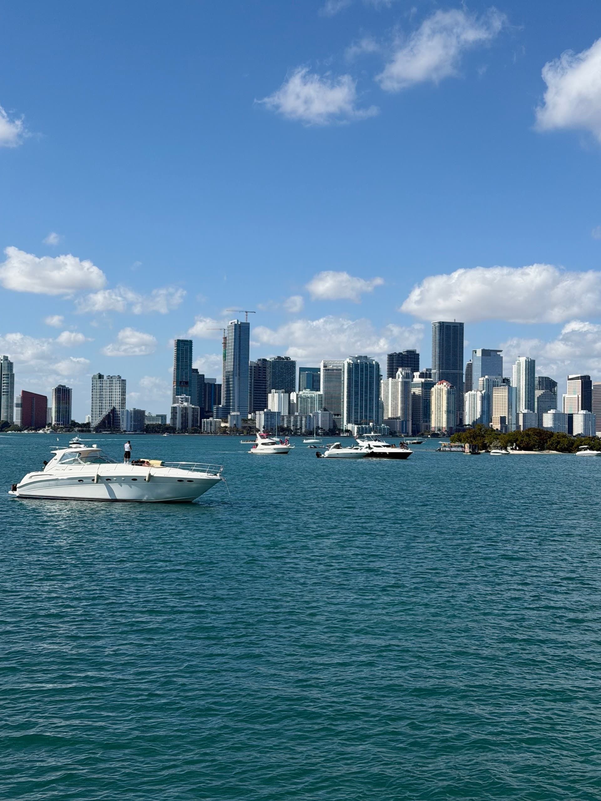 UNIQ Miami Yacht Charters scenic view of Miami Beach