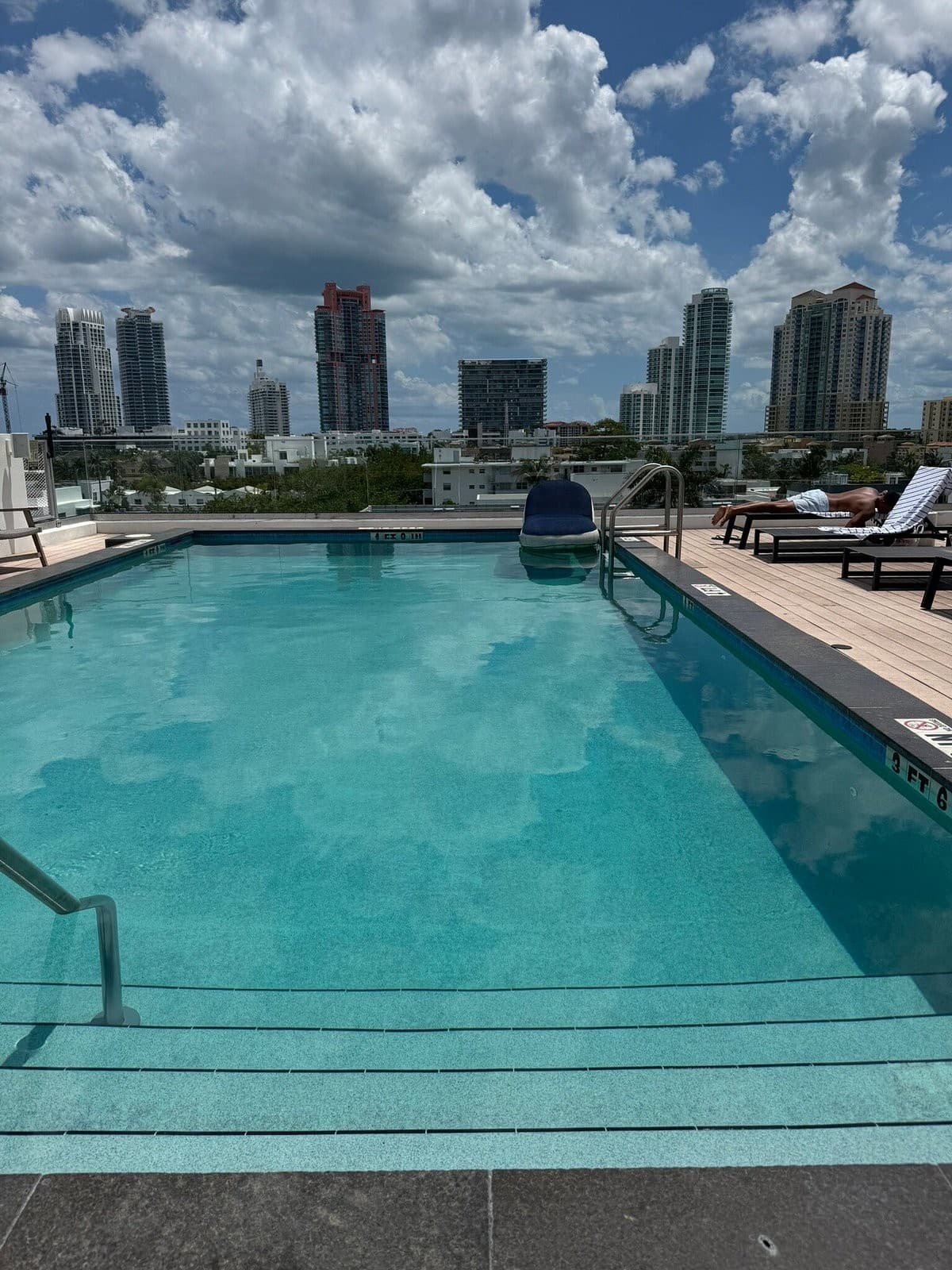 Upsun Hotel pool area in Miami Beach