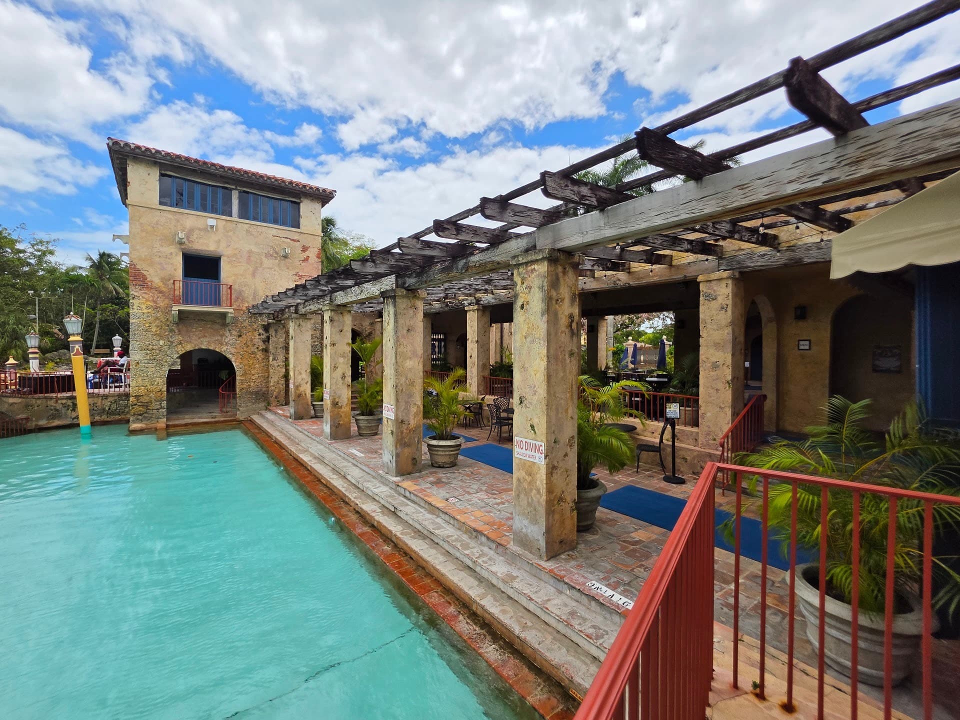 Venetian Pool architecture in Coral Gables