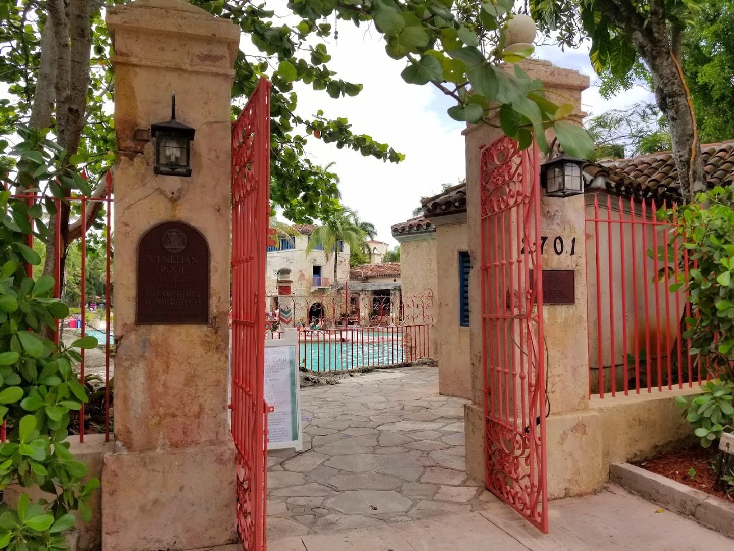 Entrance to Venetian Pool in Coral Gables