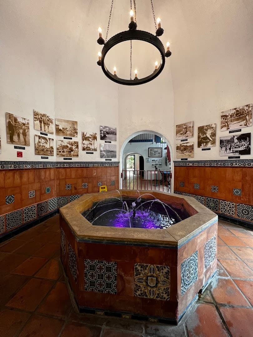 Interior exhibit at Venetian Pool in Coral Gables