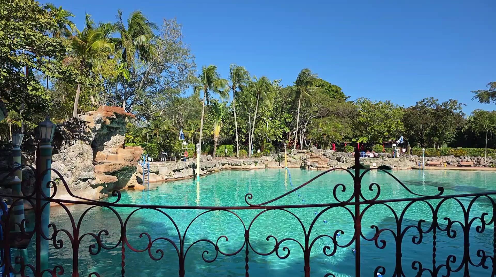 Scenic view of Venetian Pool in Coral Gables
