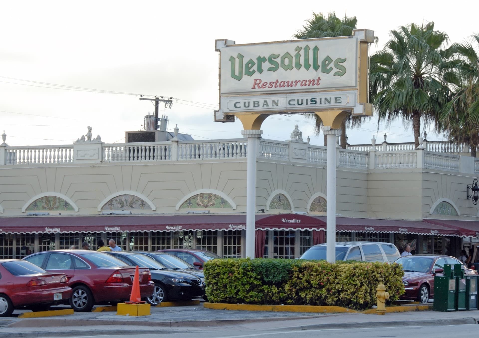 Versailles Restaurant Cuban Cuisine sign in Miami