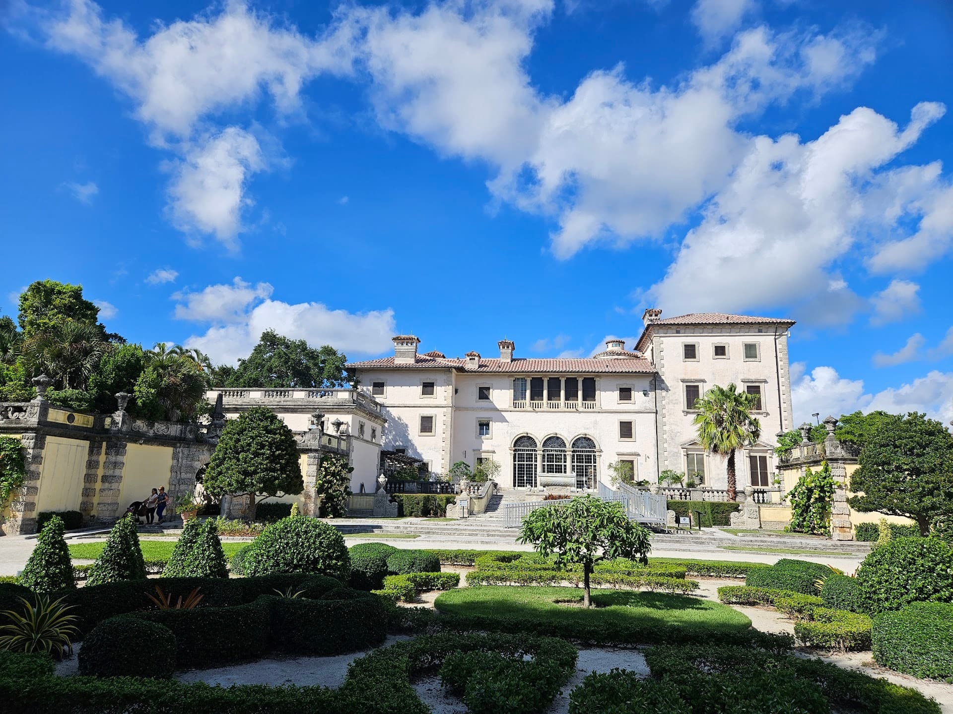 Exterior view of Vizcaya Museum & Gardens in Miami