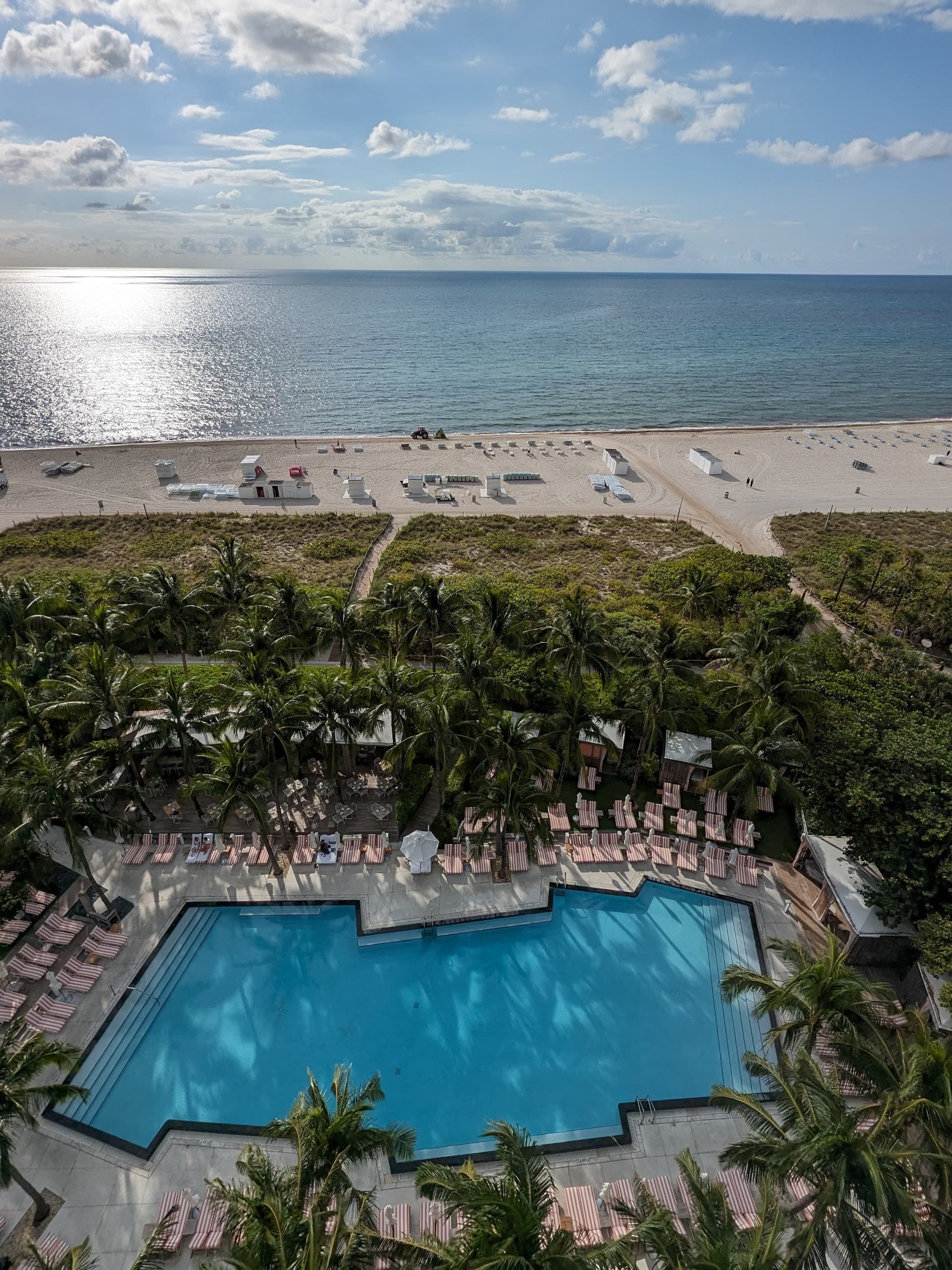 W South Beach pool and ocean view in Miami Beach