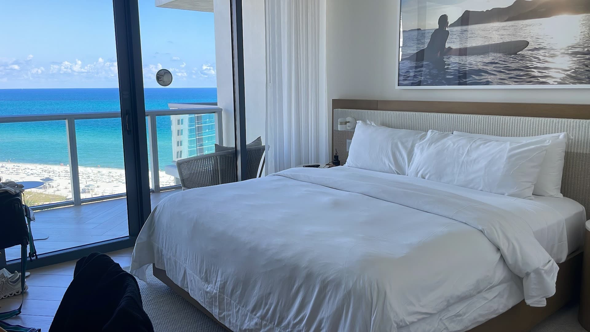 Luxurious room at W South Beach, Miami Beach