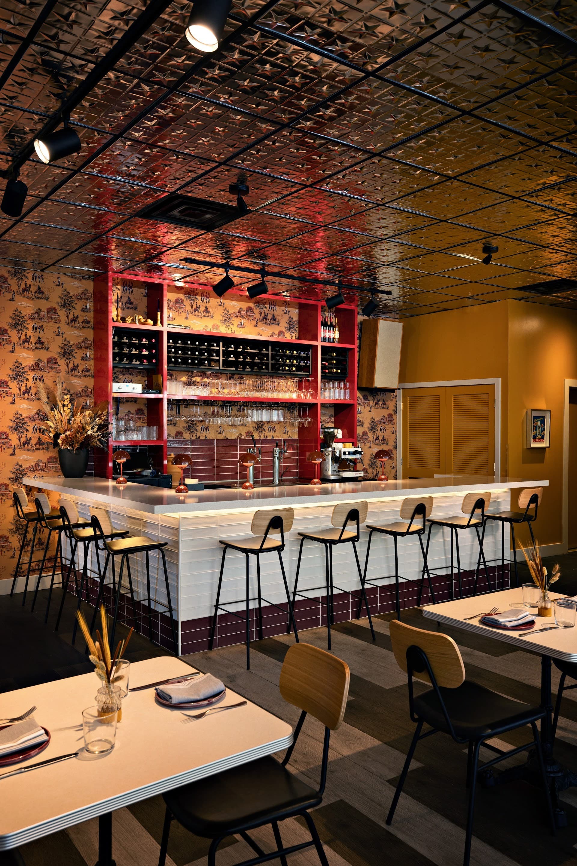 Interior view of Walrus Rodeo restaurant in Miami