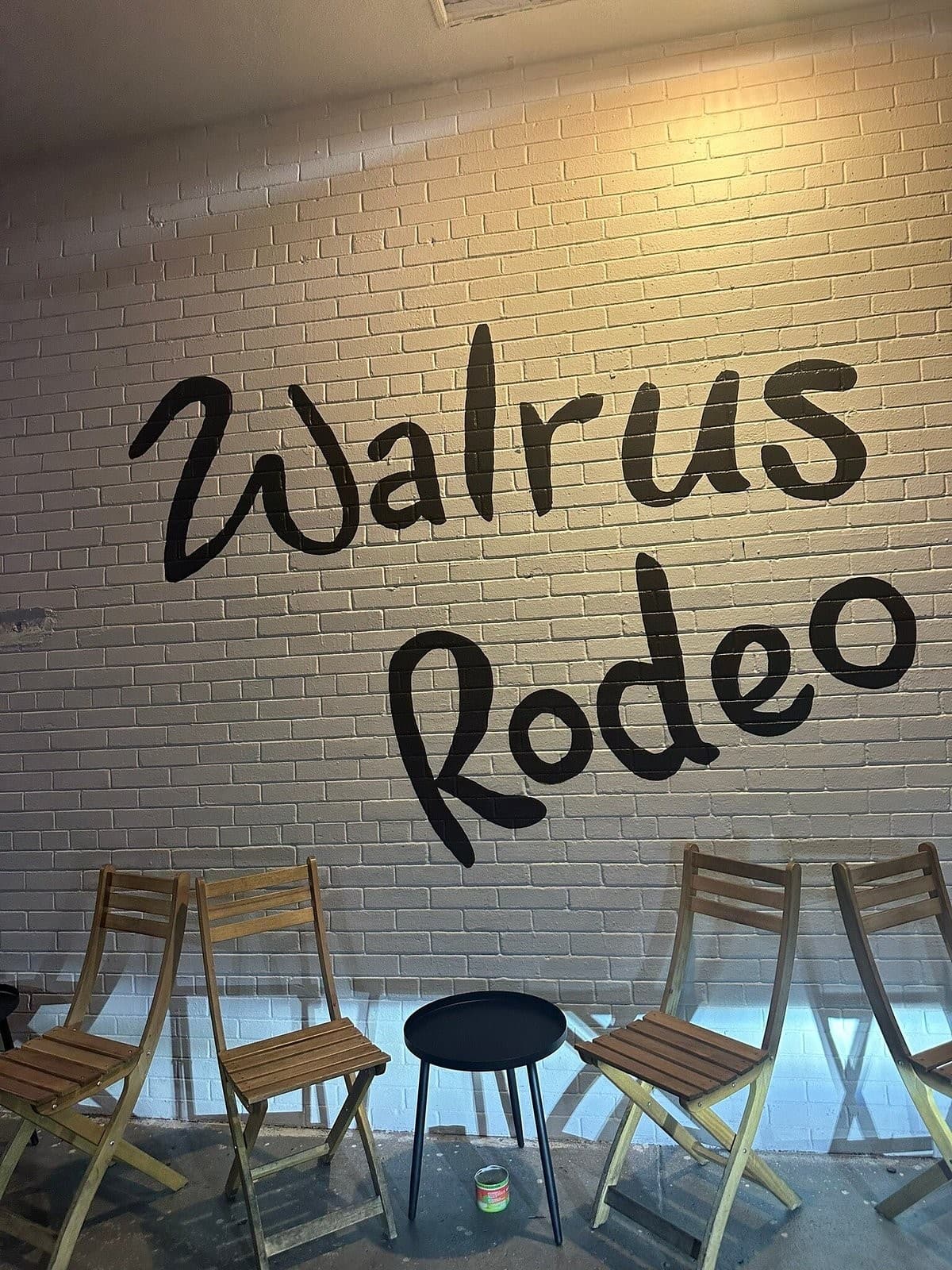 Interior view of Walrus Rodeo restaurant in Miami