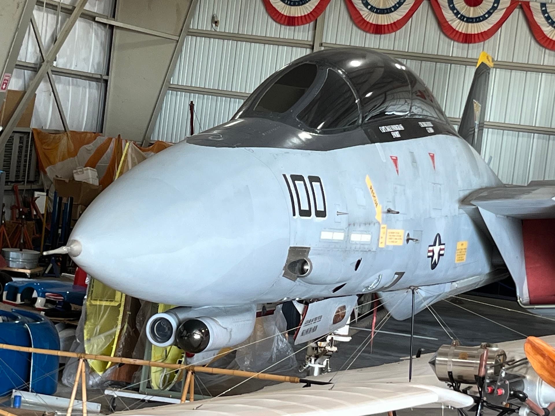 Fighter jet exhibit at Wings Over Miami Museum