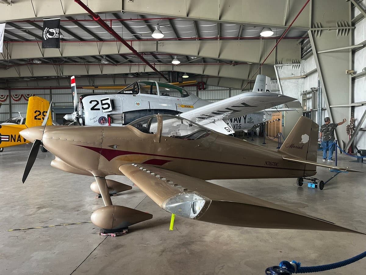 Vintage aircraft display at Wings Over Miami Museum