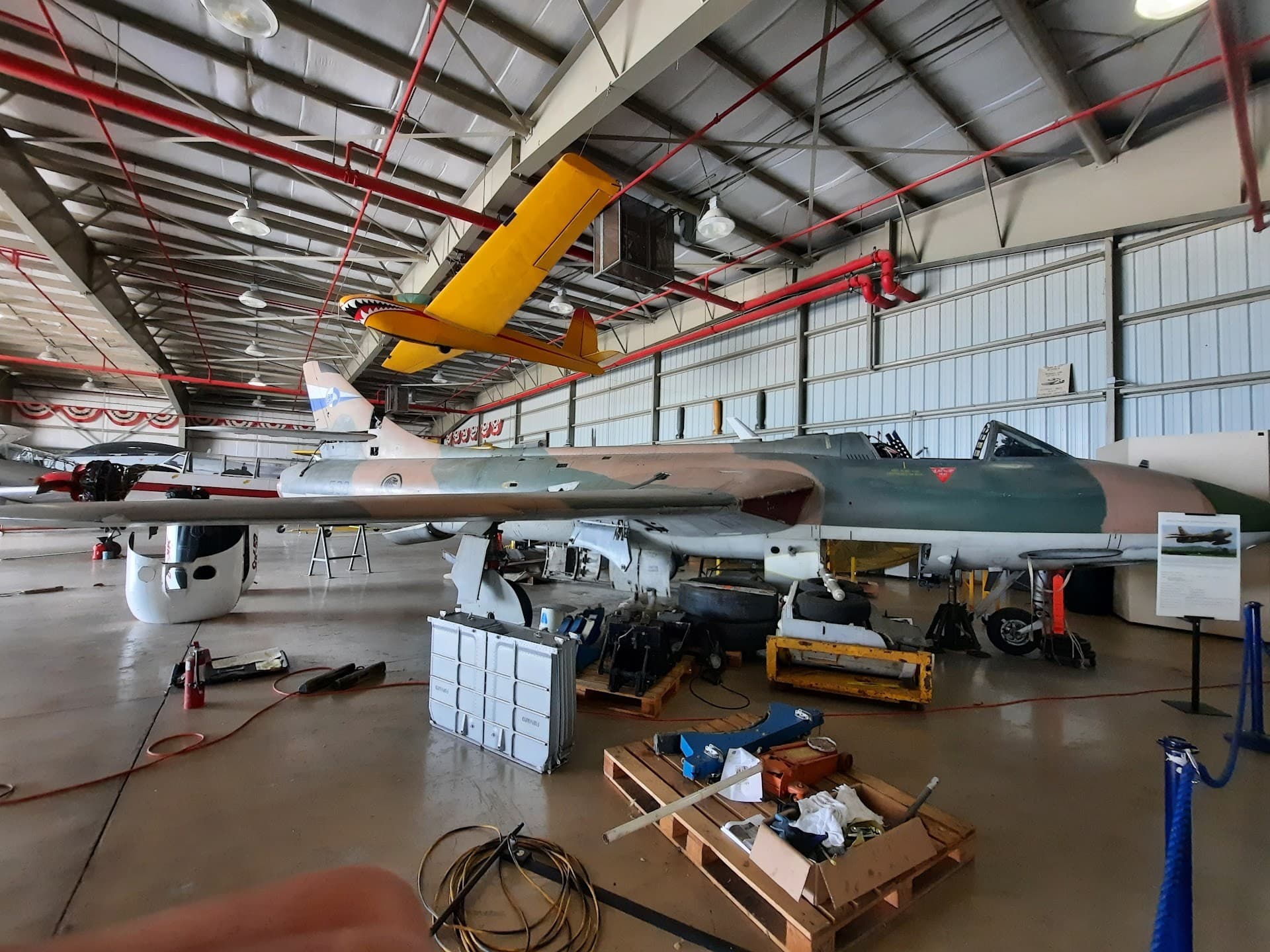 Aircraft exhibit at Wings Over Miami Museum