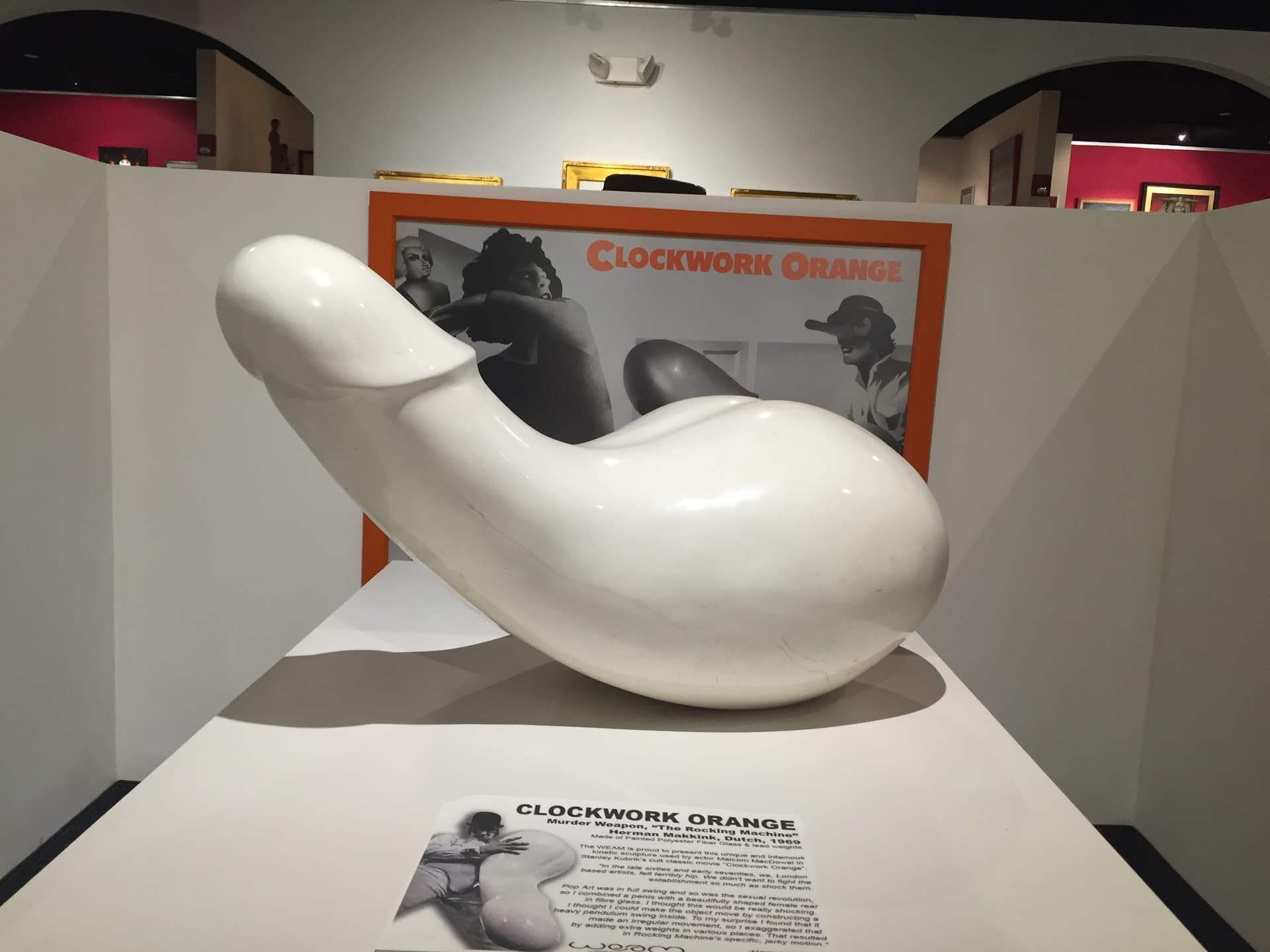 Sculpture display at World Erotic Art Museum in Miami Beach