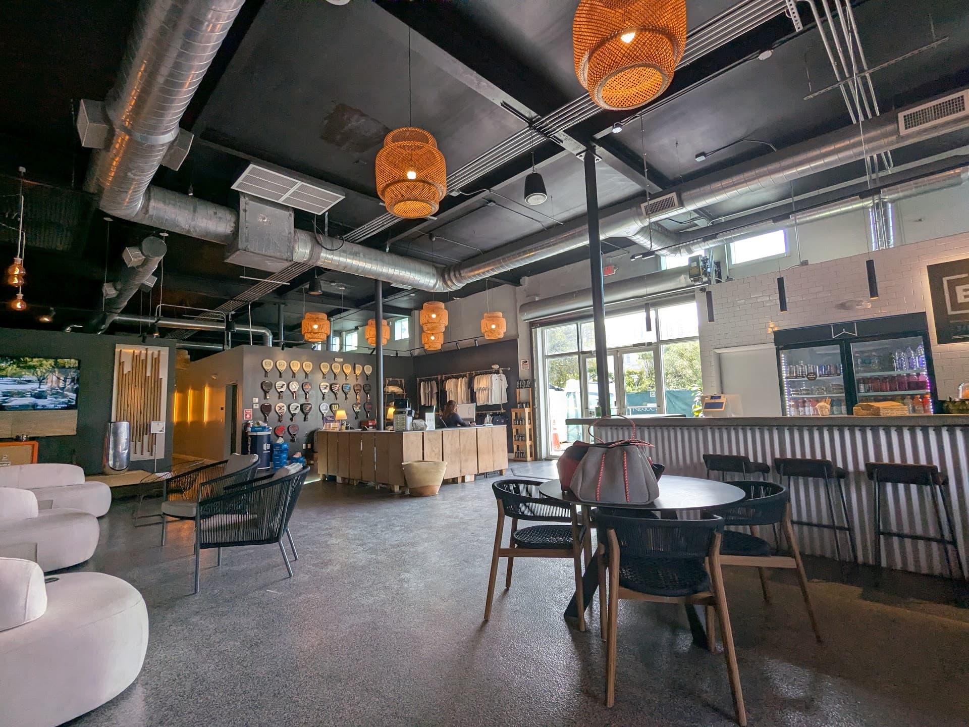 Wynwood Padel Club interior in Miami
