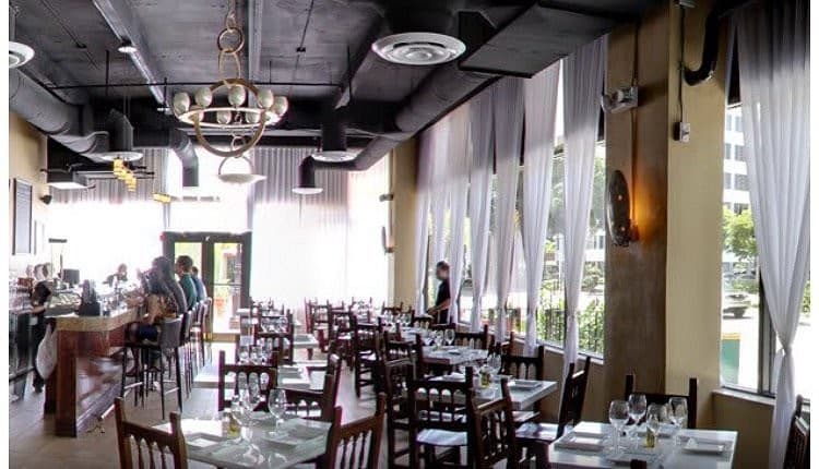 Xixón Spanish Restaurant interior in Miami