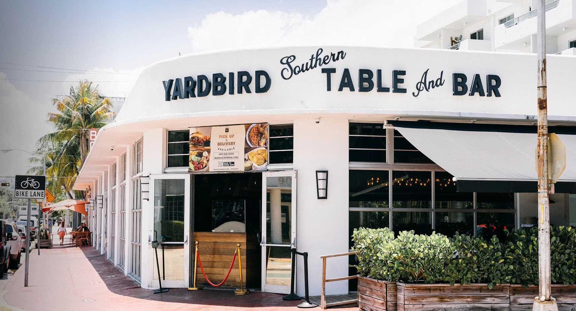 Yardbird Table & Bar exterior in Miami Beach