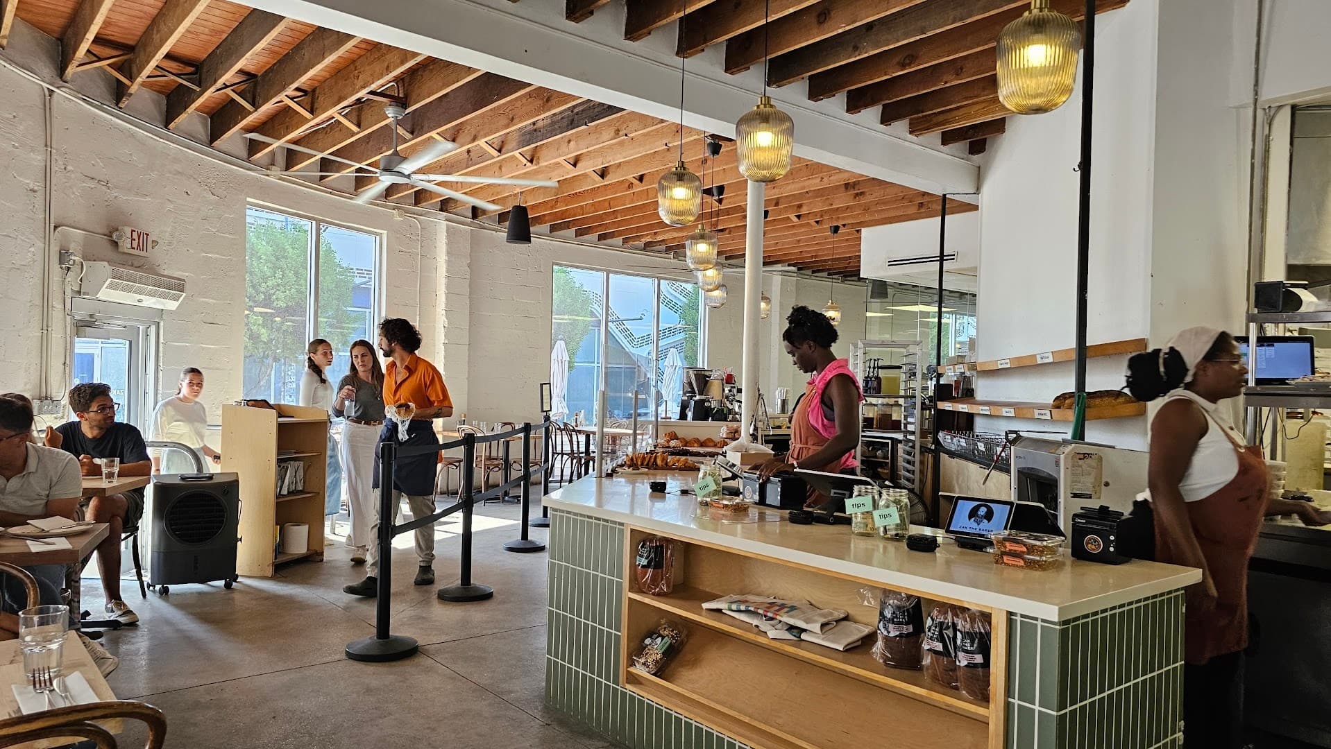 Interior of Zak the Baker in Miami