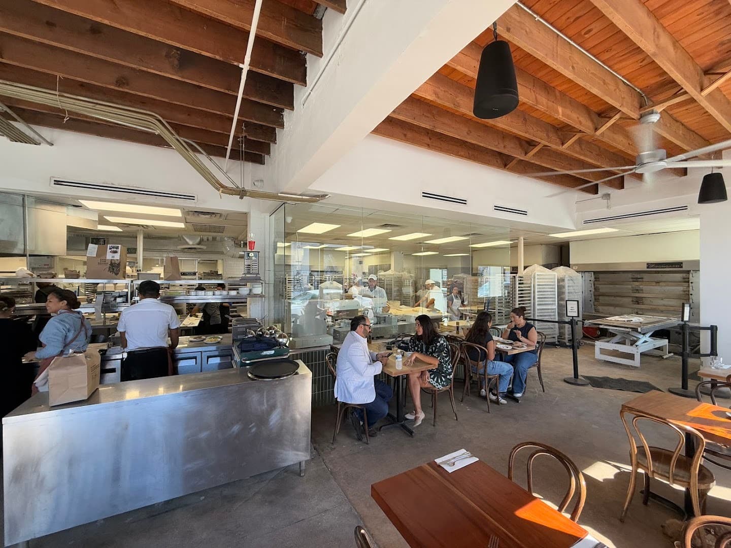 Interior view of Zak the Baker restaurant in Miami