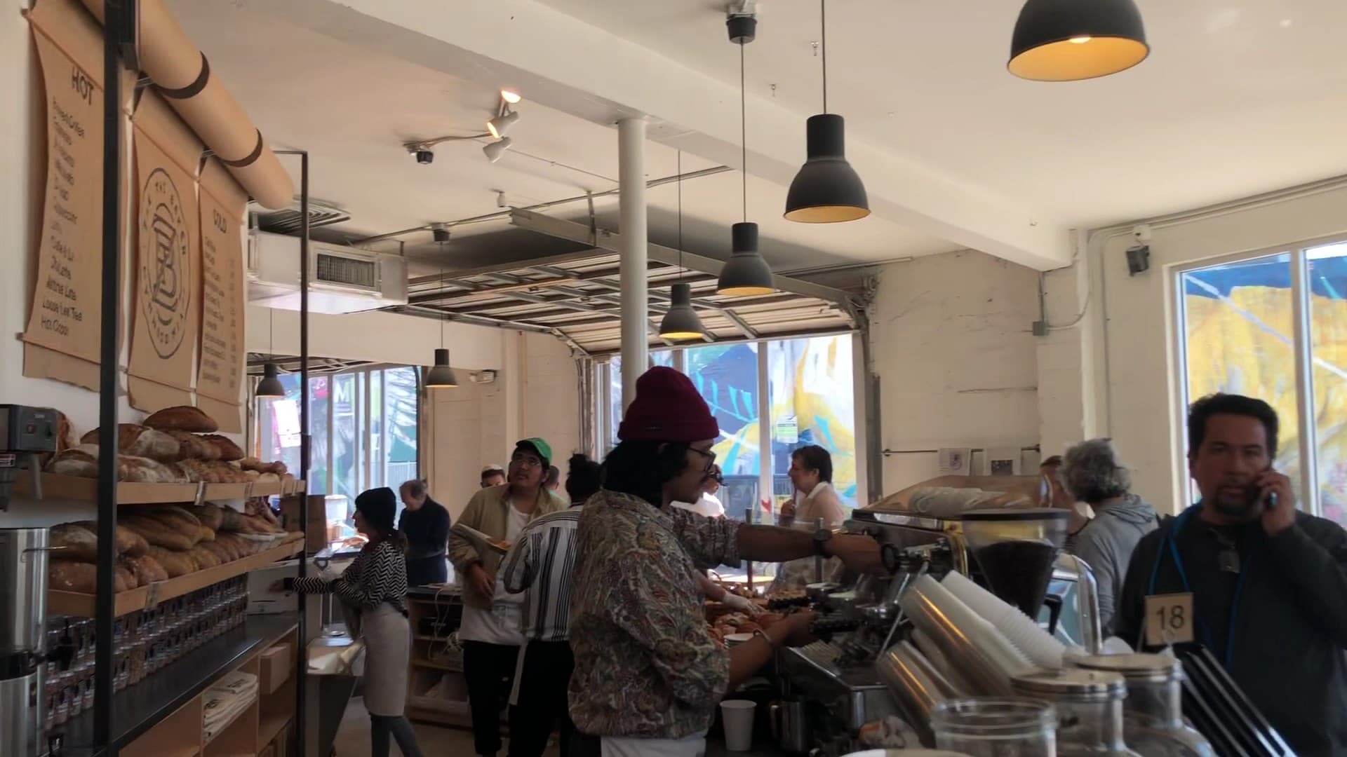 Interior view of Zak the Baker in Miami