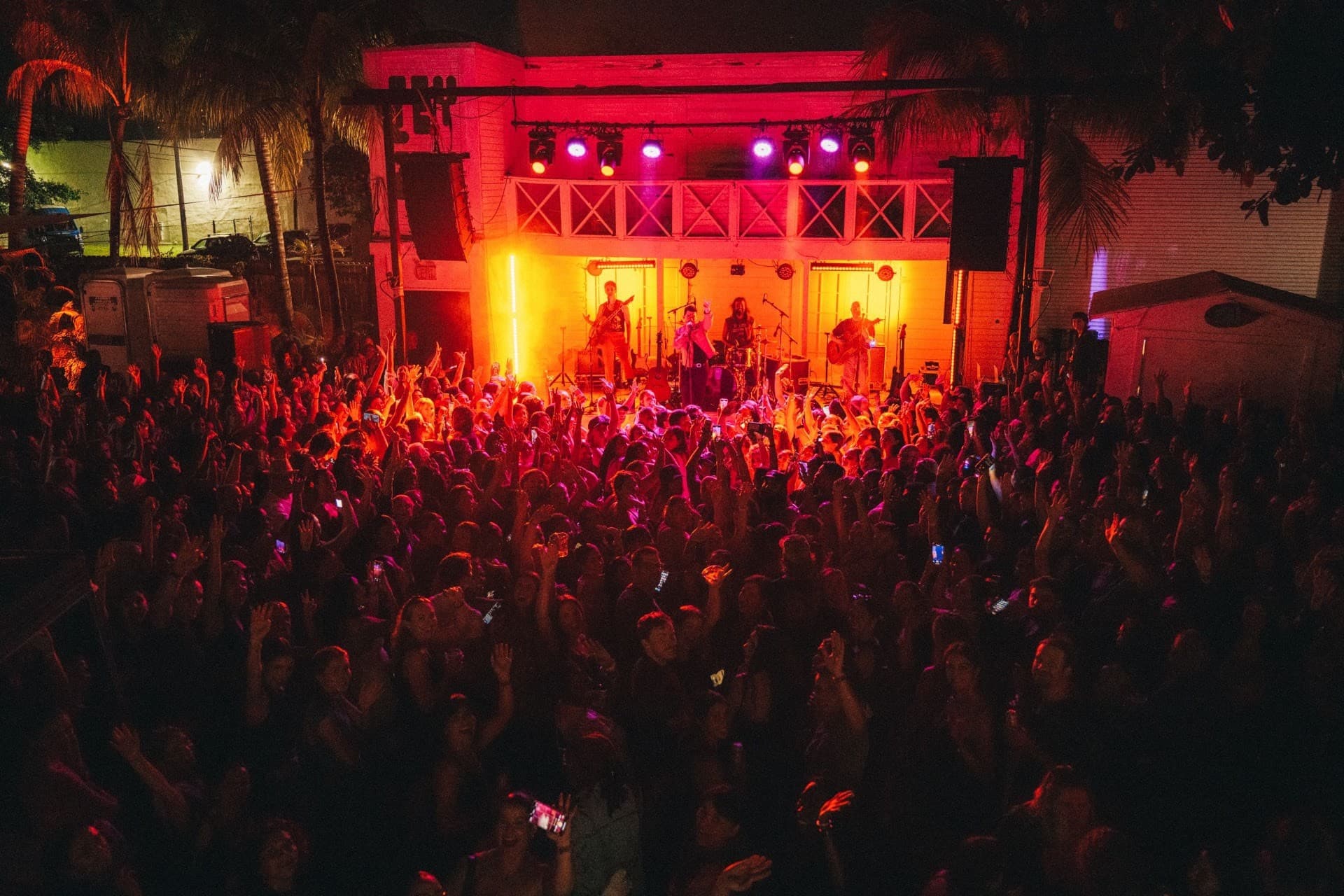 Crowd enjoying nightlife at ZeyZey Miami