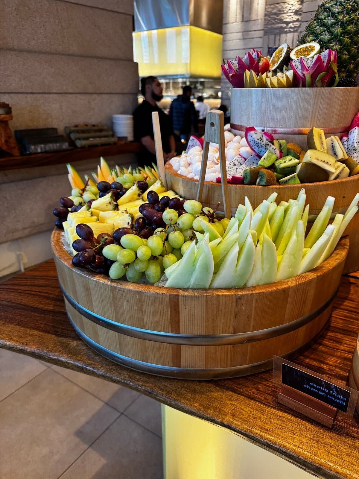 Fruit selection at Zuma Miami restaurant in Miami